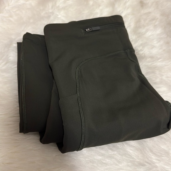 LULU LEMON MOSS DEEP GREEN LEGGING - Picture 2 of 3